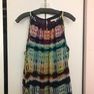 TRINA TURK WAVERLY SILK SLEEVELESS BLOUSE